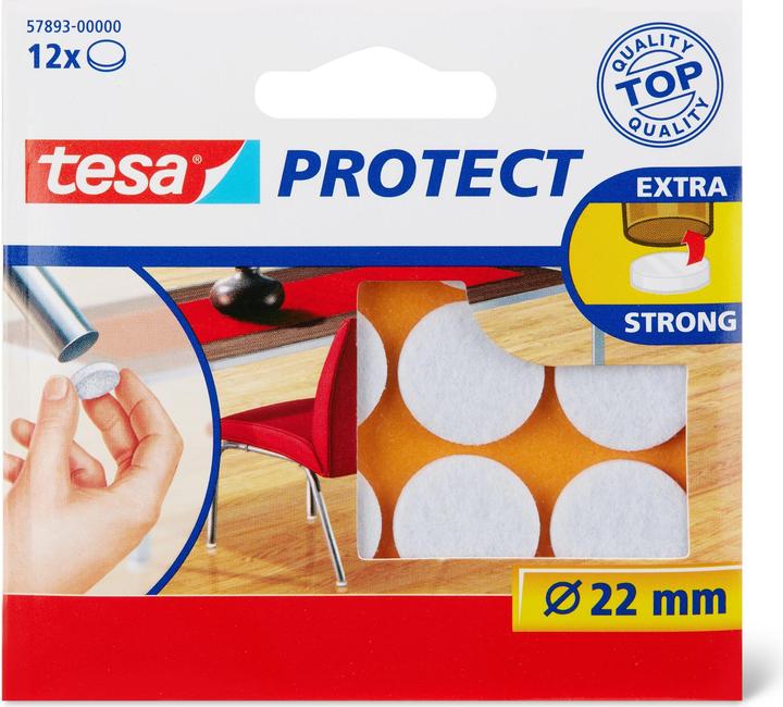 Productafbeelding tesa Bescherm (Vilten glijders, 12 Stuk)