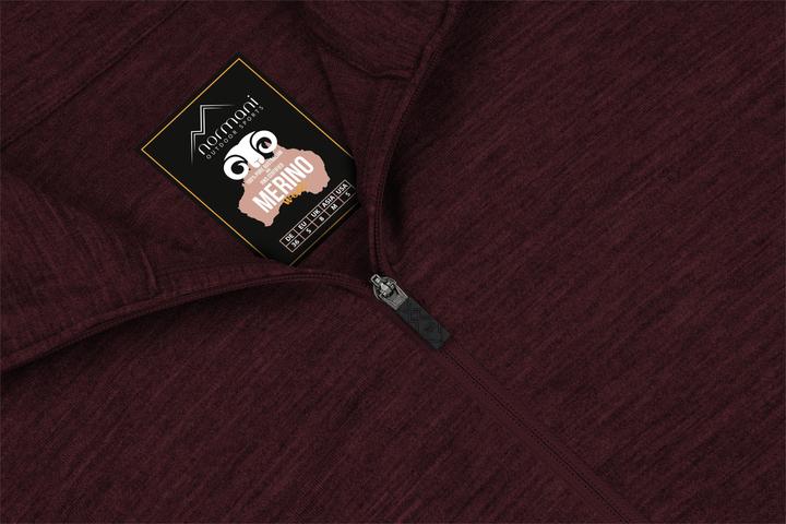 Produktbild Normani Damen Merino Langarm mit 1/4 Zipper „Launceston“ und Merino Hose „Perth“ - 9667 (L)