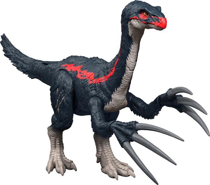 Actual product image Mattel JURASSIC WORLD SLASH 'N ROAR Therizinosaurus