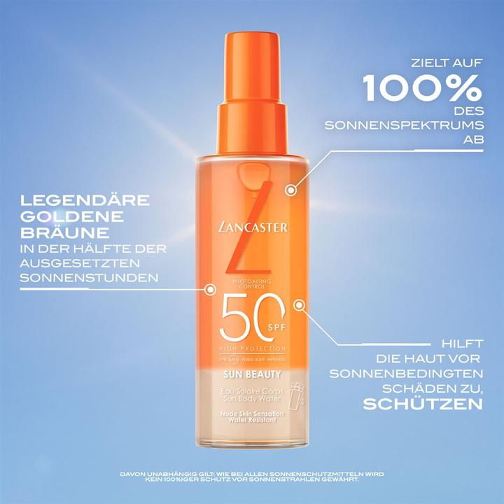 Actual product image Lancaster Sun Beauty Body Water Sun Protection Factor 30 (Sun spray, SPF 30, 100 ml)