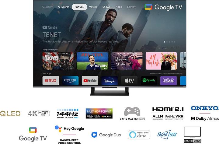 Produktbild TCL 65C735 (65", C735, QLED, 4K, 2022)