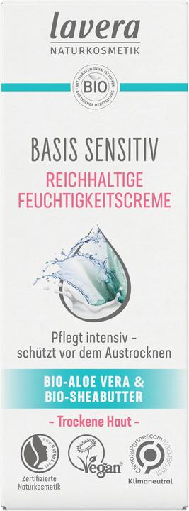 Produktbild Lavera reichhaltige Feuchtigkeitscreme basis sensitiv Creme (50 ml, 24h Creme)