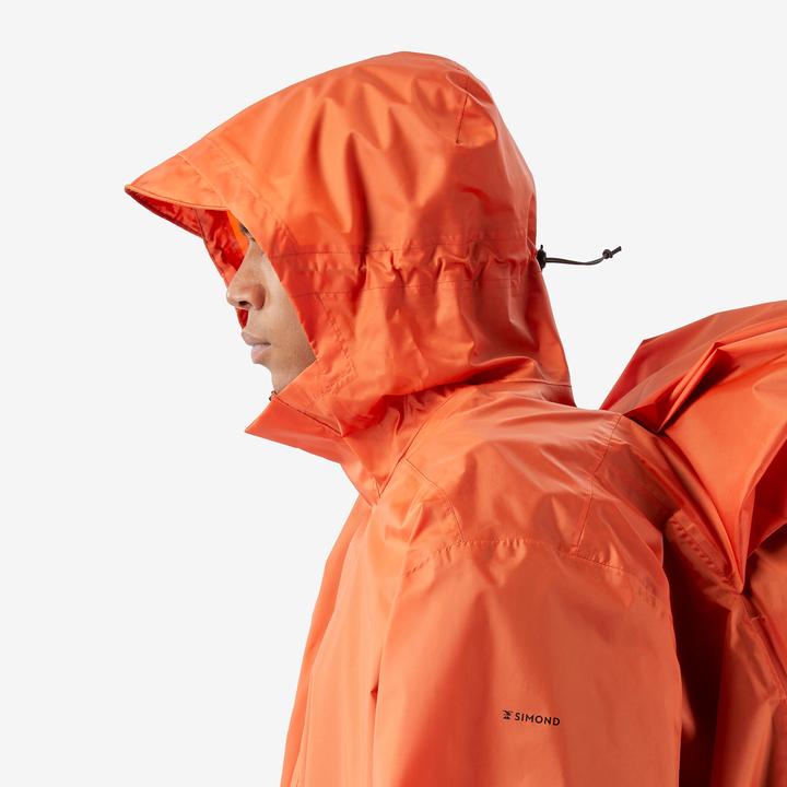 Image du produit Forclaz Poncho de pluie de randonnée 60 L, MT500 orange (L)