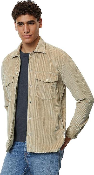 Actual product image Marc O'Polo Chest Pockets Overshirt Jonesboro Cream (XXL)