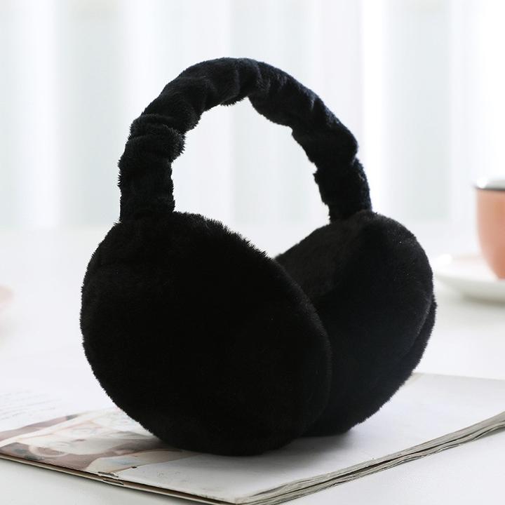 Actual product image Noya Weiche Plüsch Ohrenwärmer Winter Ohrenschützer (One Size)