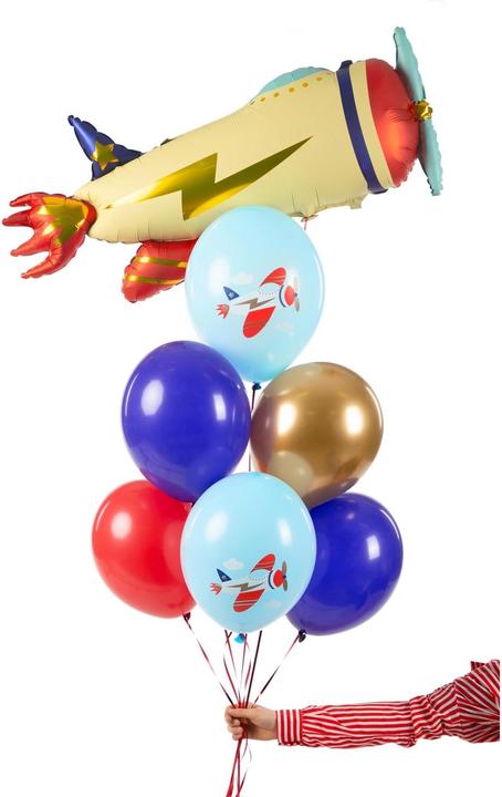 Immagine prodotto Partydeco Piano di palloncini multicolore, Ø 30 cm, 6 pezzi