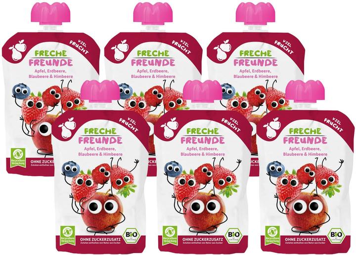 Produktbild Freche Freunde FF Apfe Erdbe Blaub Himb BIO STB (600 g)