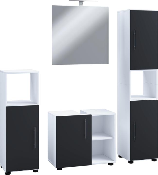 Immagine prodotto VCM Set di mobili da bagno 4 pezzi in legno Flandu ll