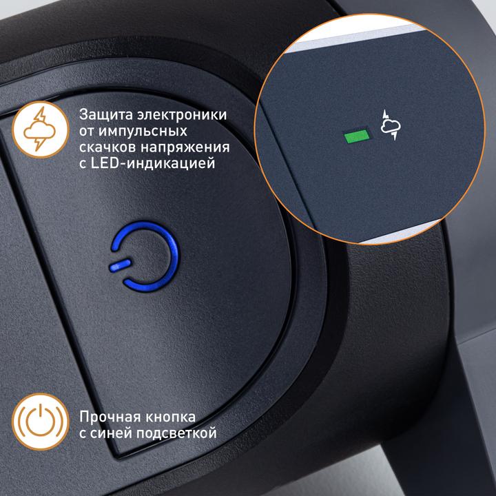 Produktbild Legrand Drehbare Steckdosenleiste, 6-fach Steckdose (6 x, CEE 7/3, CEE, 1.50 m)