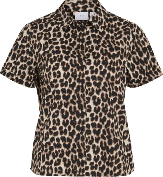 Image du produit Vila Leoprint Kurzarmhemd (40)