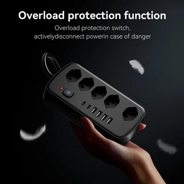 Immagine prodotto PhoneLook 11-in-1-Steckdosenleiste (11 x, USB-A, USB-C)