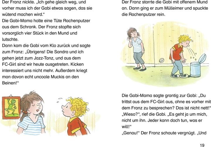 Actual product image New soccer stories from Franz (Christine Nöstlinger, German)