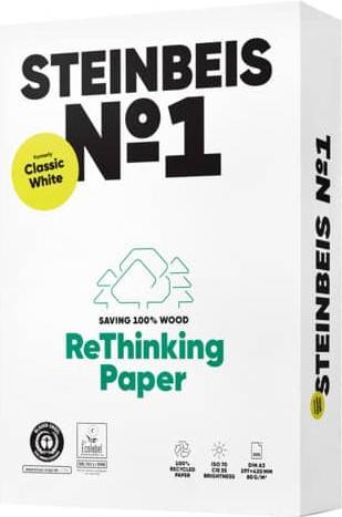 Steinbeis Copy Paper No.1 Rec. 80g white A3 500Bl (80 g/m², 500 x, A3)