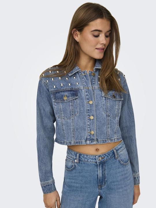 Actual product image Only Fly-away collar jacket denim jacket (M)