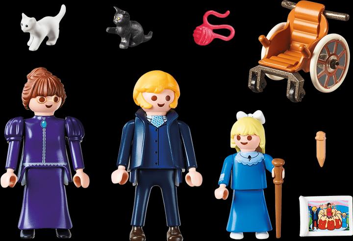 Actual product image Playmobil Clara with father and Fräulein Rottenmeier (70258, Playmobil Heidi)