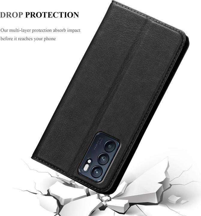 Image du produit Cadorabo Book Invis. Étui magnétique (Oppo Reno 6 5G)