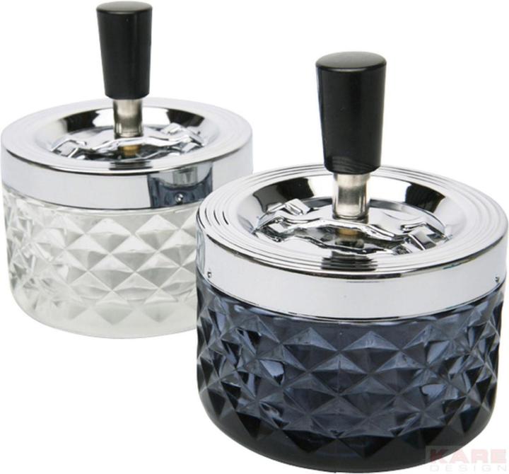Actual product image Kare Design Ashtray Cristallo Smoke Assorted