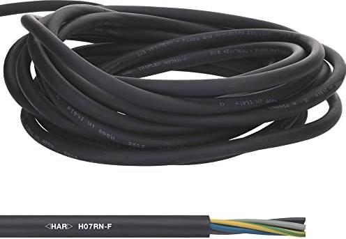 Actual product image Lapp 10 metres 1600117 H07RN-F 3x1 mm² flexible rubber cable with protective conductor I UV-resistant (10 m)