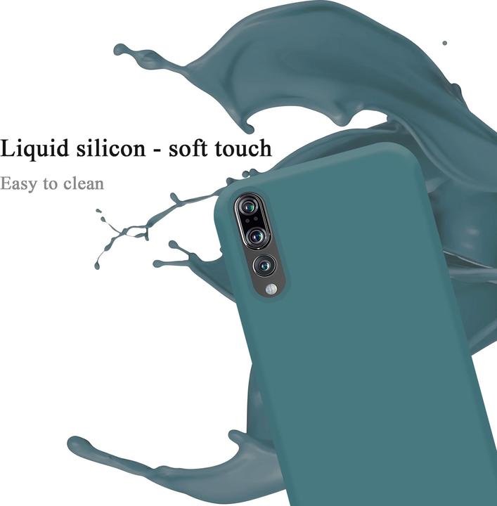 Productafbeelding Cadorabo TPU Liquid Silicone Case Cover (Huawei P20 Pro, Huawei P20 Plus)