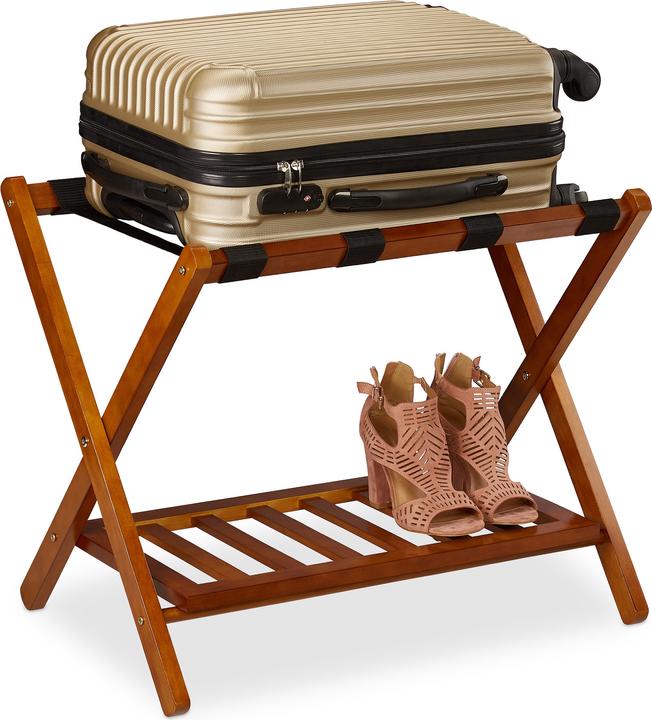Relaxdays Support de valise (Porte-valise)