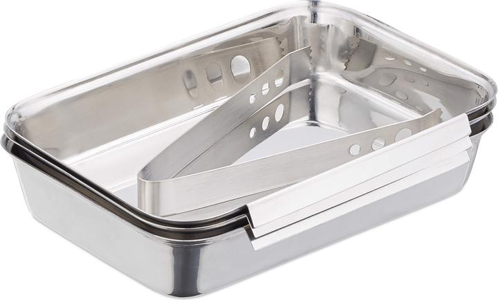 Image du produit Relaxdays Trois moules avec pince, acier inoxydable
