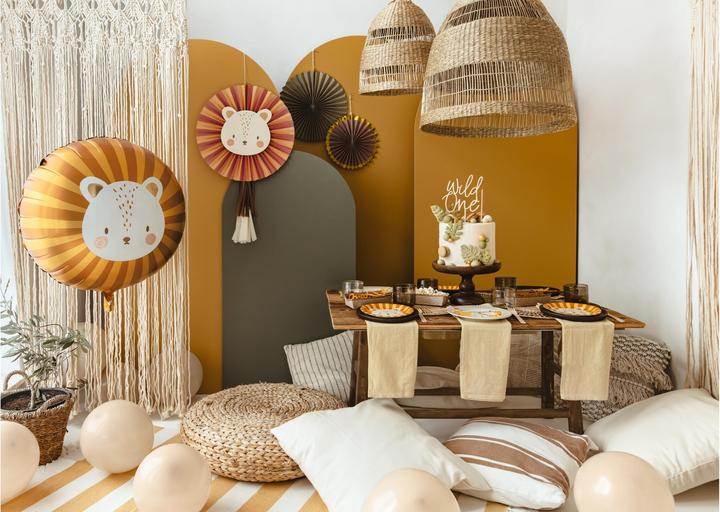 Image du produit Partydeco Rosettes Lion 3 pièces
