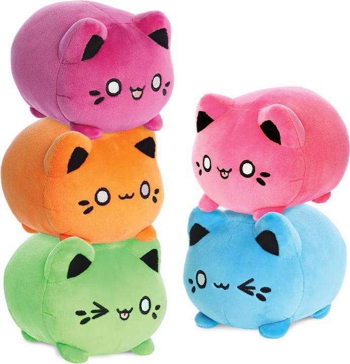 Actual product image Tasty Peach - Plüschmaskottchen 9 cm Vivid Pink Meowchi