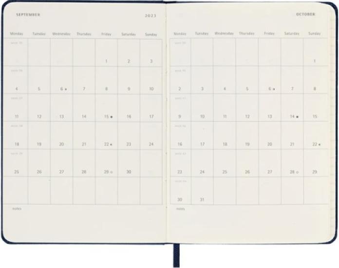 Immagine prodotto Moleskine Calendario settimanale degli appunti (13 x 21 cm, Inglese)