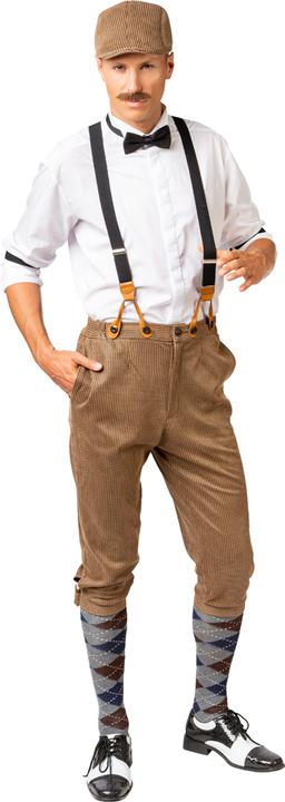 Image du produit Orlob Kit années 20:Pantalon à genoux, Bretelles, Manches et Casquette (50, 52)