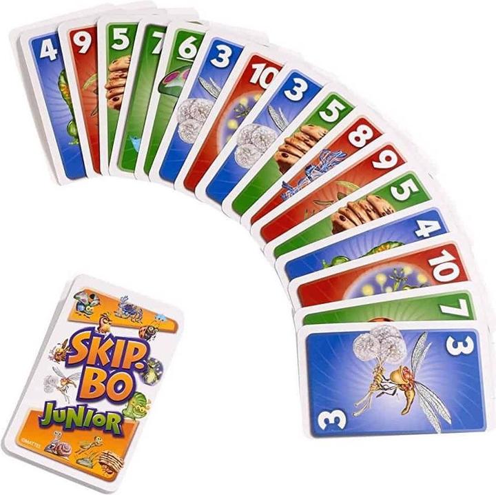 Actual product image Mattel Games Skip-Bo Junior Card Game (German, French, Italian)