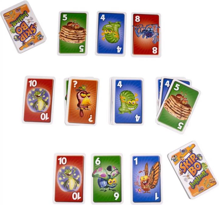 Actual product image Mattel Games Skip-Bo Junior Card Game (German, French, Italian)