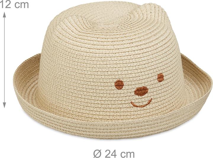 Immagine prodotto Relaxdays Cappello di paglia per bambini (52)