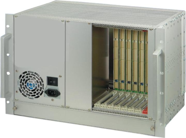 Image du produit Schroff Système, 7 U, 8 slots, avec Rear I/O - BGTR CPCI 7U (6+1) 8SLOT