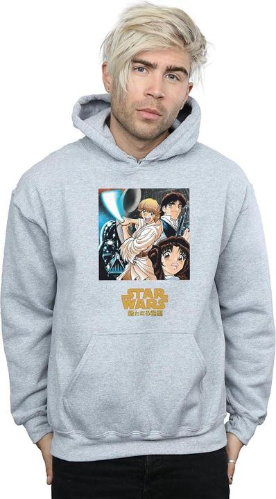 Produktbild Star Wars Anime Poster Kapuzenpullover (XXL)