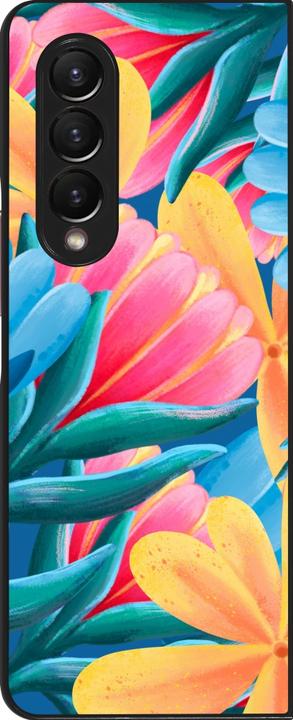 Actual product image PhoneLook Cover Spring 23 colourful flowers (Samsung Galaxy Z Fold4)