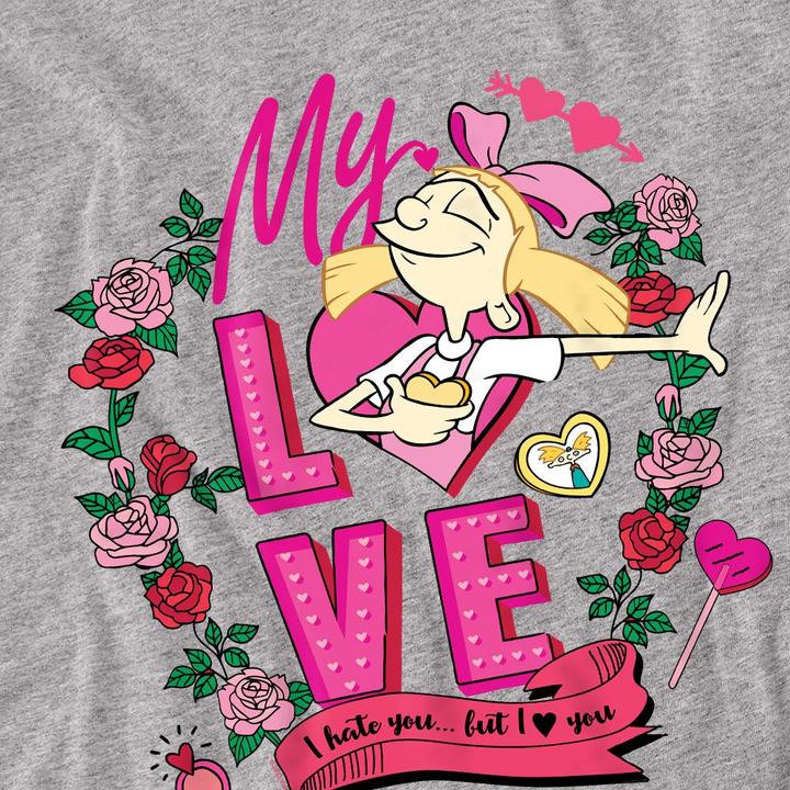 Image du produit Hey Arnold! - T-shirt HATE YOU BUT LOVE YOU - Adulte (XXL)