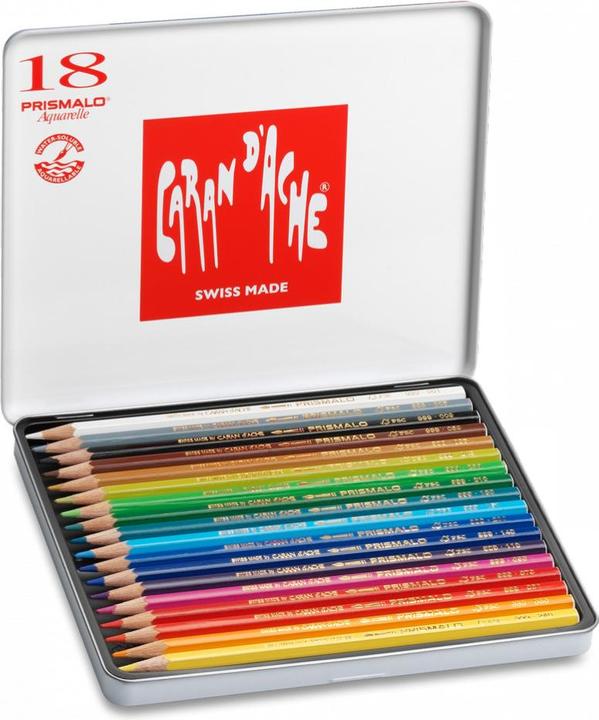 Image du produit Caran d'Ache Prismalo Aquarelle Metallschachtel (Multicolore, 18 x)