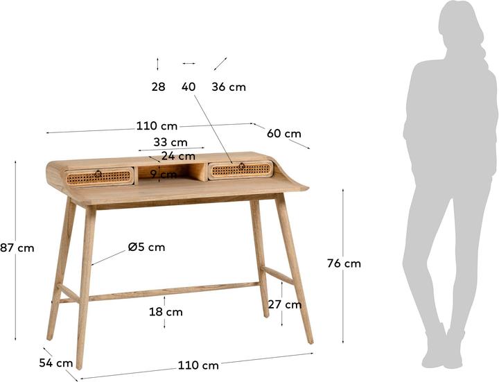 Actual product image Kave Home Nalu (60 x 110 cm)