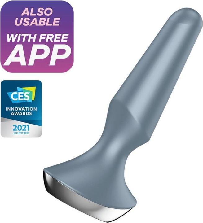 Productafbeelding Satisfyer Plug-ilicious 2 Plug Vibrator - Ijsblauw