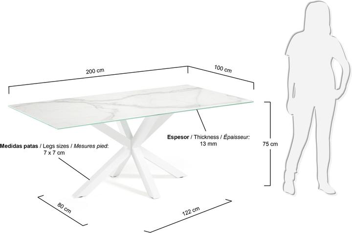 Immagine prodotto Kave Home Argo (100 x 200 x 75 cm)