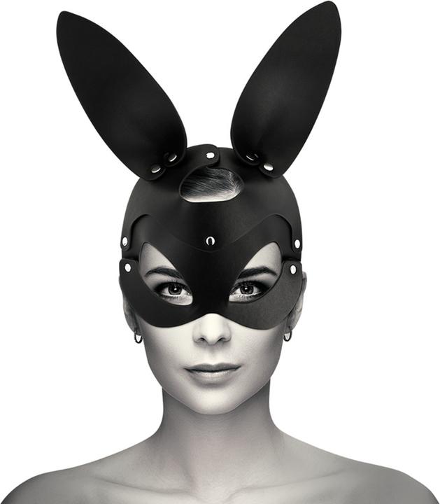 Image du produit Coquette Masque en cuir avec oreilles de lapin/chat (Taille unique)