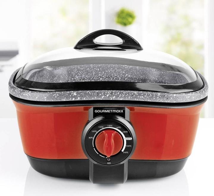 Produktbild Gourmetmaxx Multikocher 1500 W Rot, Granit