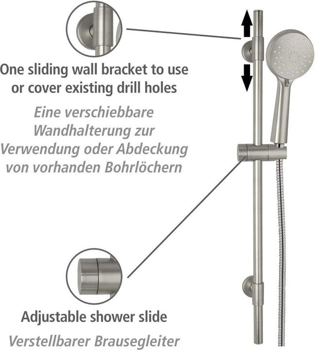 Actual product image Wenko Shower set Young Line (3 Beam types)