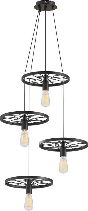 Immagine prodotto Nino Leuchten Lampada a sospensione a 4 luci Spike (E27)
