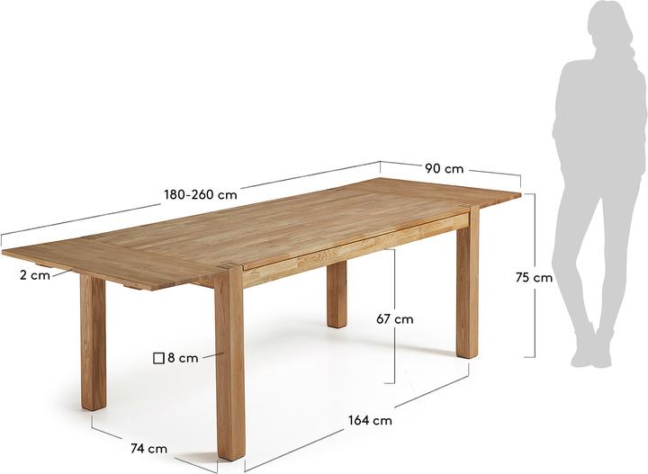 Image du produit Kave Home Isbel (90 x 180 x 75 cm)