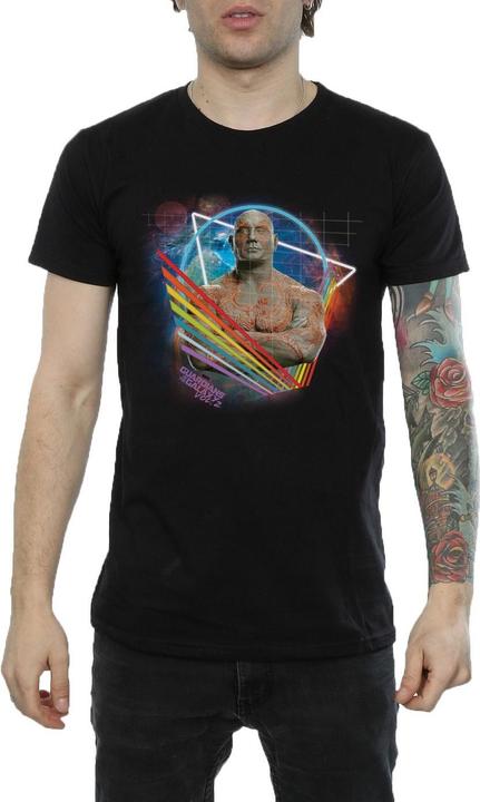 Actual product image Mens Guardians Of The Galaxy Neon Drax T-Shirt (L)