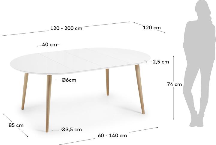 Image du produit Kave Home Oqui (Ø 120 cm)