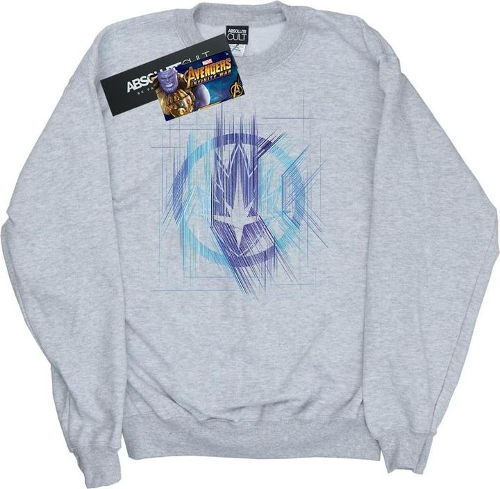 Actual product image Womens/Ladies Avengers Infinity War Guardian Lines Sweatshirt (L)