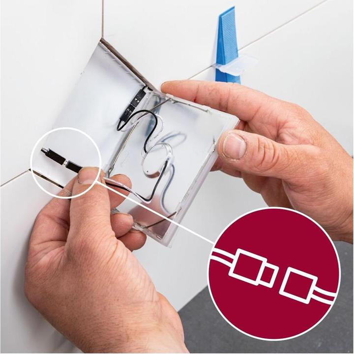 Produktbild Paulmann LumiTiles Square Basisset (Warmweiss, 1 cm, Indoor)