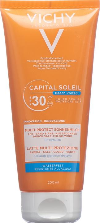 Vichy Capital Soleil Beach Protect (Sonnenmilch, SPF 30, 200 ml, 229 g)
